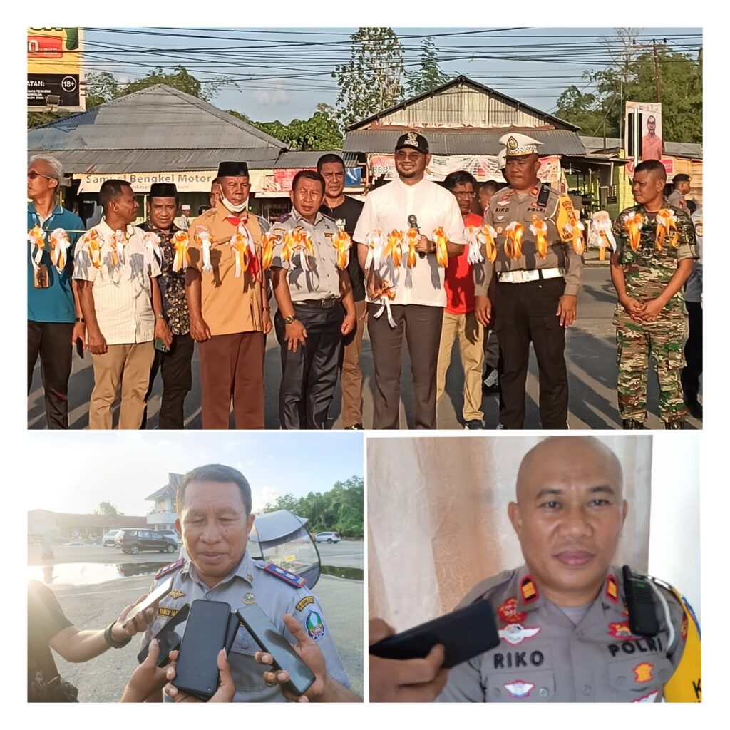 Hadiri Peresmian Traffic Light, Bupati Bassam Kasuba Gunting Pita