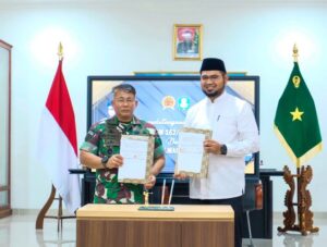 Pemkab Halsel Teken Kerja sama Dengan Korem 152/Babullah