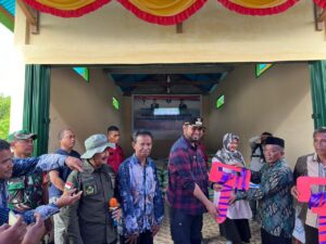 Tingkatkan Produktivitas Pangan, Bupati Halsel Resmikan Lumbung Pangan Kampung Baru
