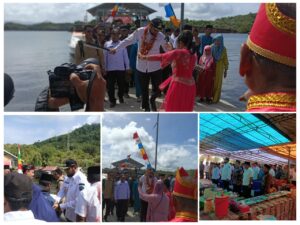 Kedatangan Bupati Bassam Kasuba Disambut Masyarakat Kasbar