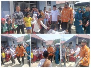 Bupati Bassam, Hadiri Pelantikan TP-PKK Desa se-Gane Barat Selatan