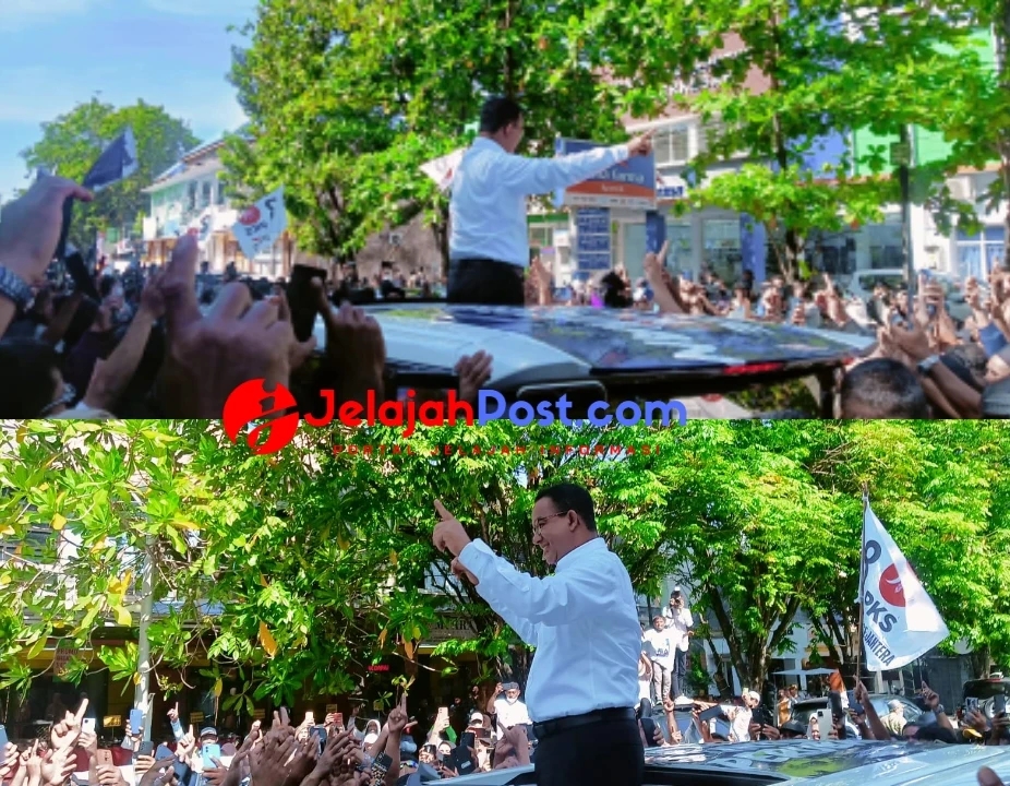 Kota Rempah Jadi Lautan Manusia, Sambut Anies Baswedan