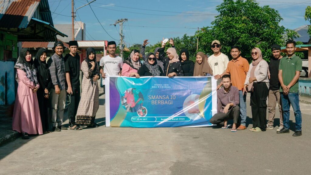 Berkah Ramadhan 1445 Hijriah IKASMAN Morotai Berbagi Sembako