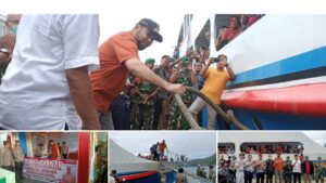 Lepas Tali Penahan Kapal, Bassam Kasuba Resmikan Gerakan Perdana Armada Mudik Gratis