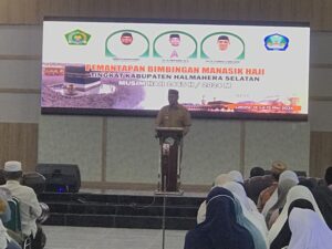 Bupati Bassam Buka Kegiatan Bimbingan Manasik CJH Tingkat Kabupaten Halmahera Selatan