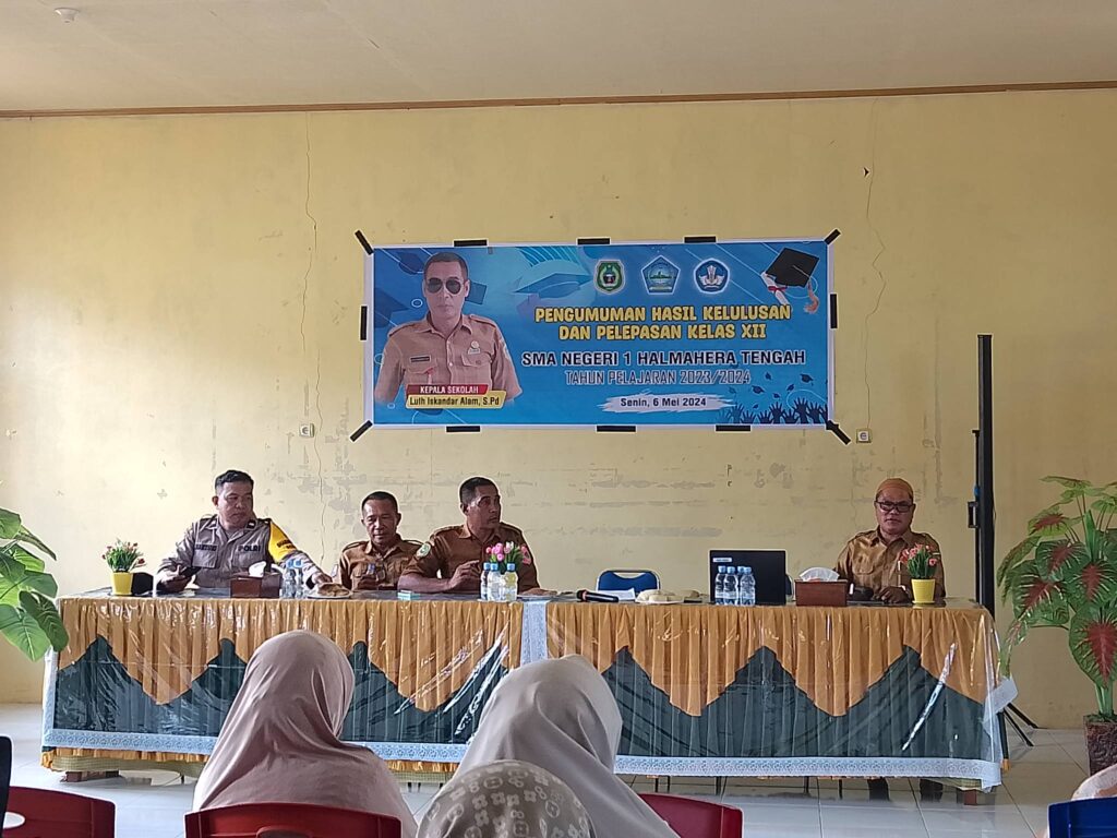 Pengumuman Kelulusan dan Pelepasan Kelas XII SMANSA Halteng, Begini Pesan Kepsek dan Momennya