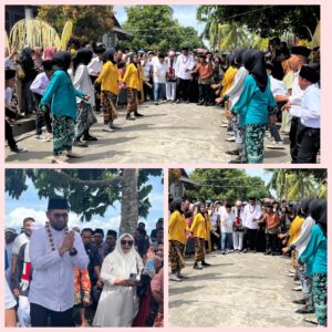 Resmikan Masjid Nurul Huda Desa Tegono Makian Barat, Bupati Bassam Disambut Dengan Tarian Togal