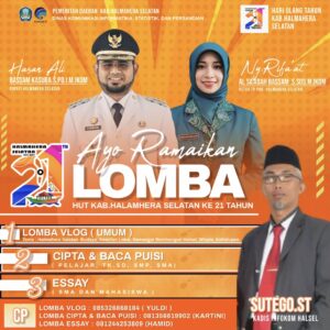 Ayo Ramaikan Lomba HUT ke-21 Halmahera Selatan