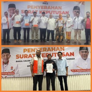 Breaking News, Bassam-Helmi Terima Rekomendasi PKS di Pilkada Halsel