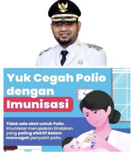 Bupati Halmahera Selatan Ajak Pemerintahan Kecamatan dan Desa Lawan Penyakit Polio