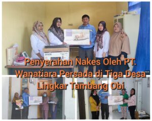 Tiga Desa di Lingkar Tambang Dapat Bantuan Sarana Posyandu Dari Wanatiara Persada