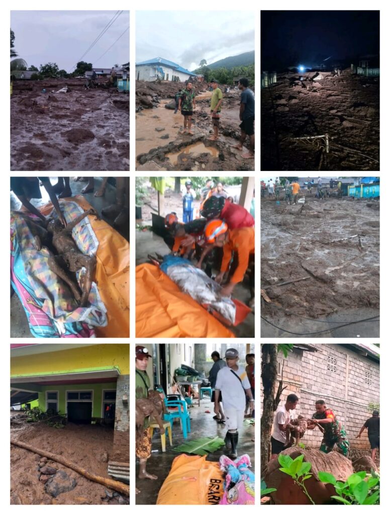 Banjir Terjang Kelurahan Rua Pulau Ternate, Lima Warga Ditemukan Meninggal