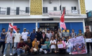 DPC GMNI Halut Gelar Aksi Kemanusian Untuk Korban Bencana di Kelurahan Rua Pulau Ternate
