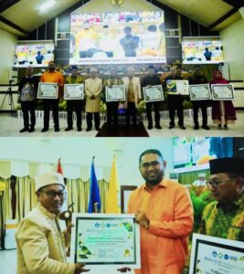 Bupati Hasan Ali Bassam Kasuba Terima Penghargaan dari Universitas Khairun Ternate
