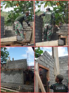 Selain Fokus Program TMMD Ke-121 Kodim 1509/Labuha, Bangun Tempat Wudhu dan MCK di Desa Nurjihat