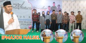 Bupati Kabupaten Halmahera Selatan Lantik Pengurus Besar Ipmajo