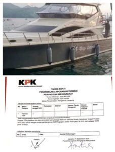 Mantan Bupati Halteng Dilaporkan ke KPK Atas Dugaan Gratifikasi Proyek GOR