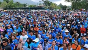 Kampanye Akbar Farel-Jadi, Ribuan Simpatisan dan Pendukung Tumpa Ruah di Lapangan Fermento Buli