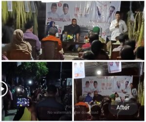 Warga di Desa Fluk Obi Selatan, Komitmen Menangkan Paslon Nomor Urut 3