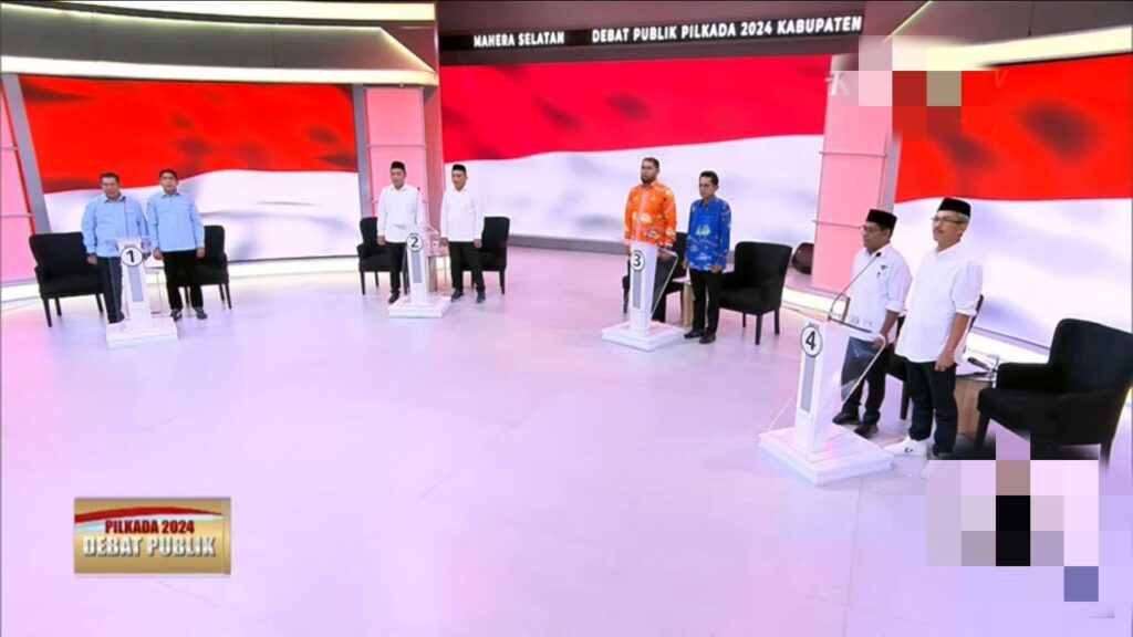 Pilkada Halsel, Empat Paslon Telah Jalani Debat Publik Kedua di Menara Kompas Jakarta 