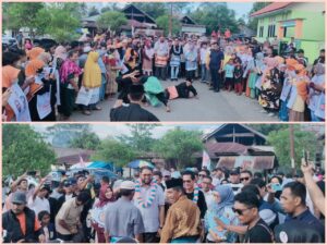 Pajoge Tarian Khas Buton, Menyambut Paslon Bassam-Helmi di Gandasuli Bacan Selatan