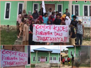 Masyarakat Desa Kurunga Menolak Tegas Jika Azhar Samiuddin Masih Menjabat Kades