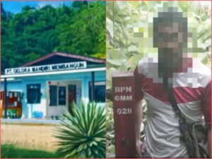 Kok Bisa,.! Ada Patok HGU PT. GMM di Lahan Milik Warga Desa Sekeli Gane Barat Selatan