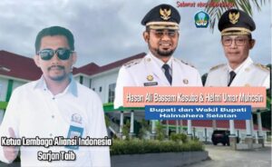 Bassam-Helmi Resmi Dilantik, Ketua Aliansi Indonesia : Semoga Membawa Perubahan Untuk Halmahera Selatan