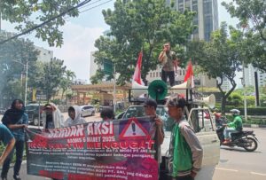 Front Haltim Gelar Aksi di ESDM RI, Terkait Dugaan Pemalsuan Dokumen Peralihan Saham dan Data MODI PT. ANI