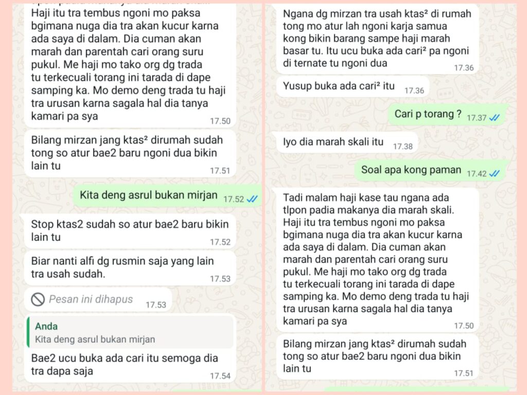 Catut Nama Petinggi PT. Adhita Nikel, Humas PT. Amin Diduga Ancam Wartawan
