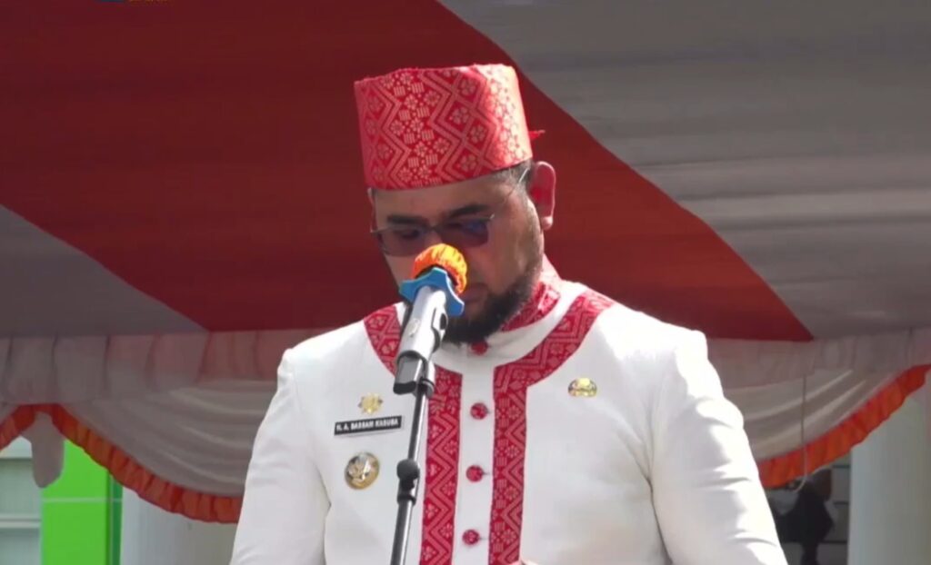 Peringati Hardiknas Ke-66, Bupati Bassam Kasuba Bacakan Amanat Mentri Pendidikan