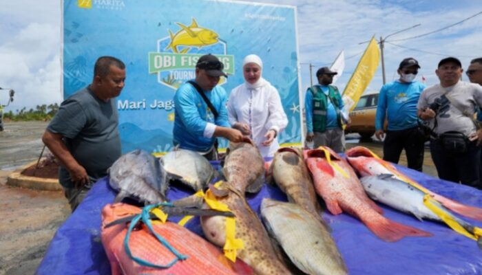 Harita Gelar Obi Fishing Tournament Hasil Tangkapan Melimpah, Produktivitas Perairan Kawasi Terjaga