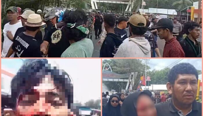 Dua Mahasiswa Diduga Jadi Korban Pemukulan Aparat Keamanan Saat Demo di Halsel