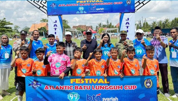 Wabup Syaiful Buka Festival Atlantic Batu Lungguh 99 Cup, Dorong Pembinaan Sepak Bola dan Karakter Generasi Muda