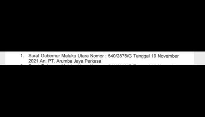PIJAR Haltim Desak Presiden Cabut IUP PT Arumba Jaya Perkasa, Minta Kejagung dan Bareskrim Periksa Pemda Haltim