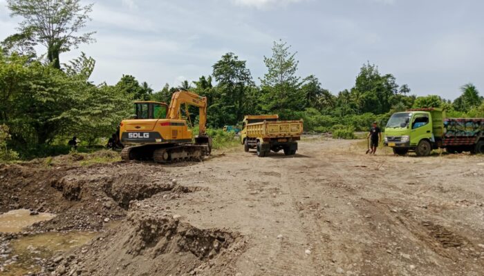 Astaga! Proyek Pemda Halmahera Timur Diduga Menggunakan Material Ilegal