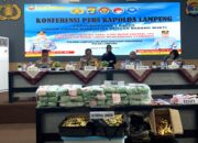 Polda Lampung Berhasil Ungkap Jaringan Peredaran Narkotika Lintas Provinsi