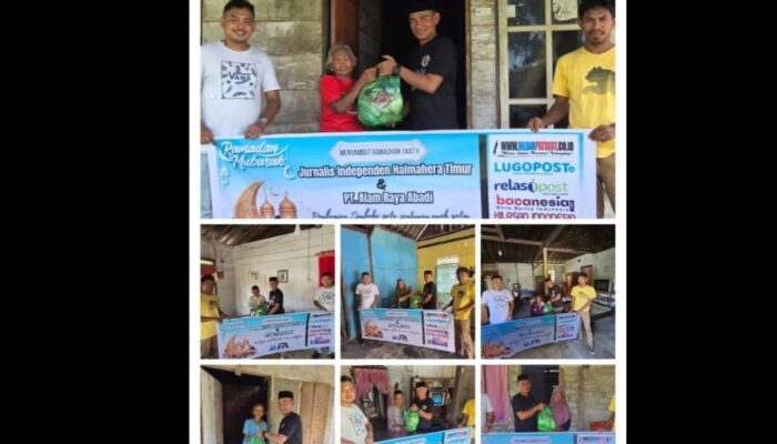 Sambut Ramdan 1447 Hijriah, JIHAT Gandeng PT ARA Berbagi Santunan di Wasile Haltim