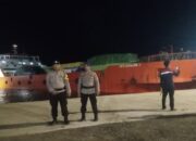 Polres Lampung Selatan Gelar Pengamanan Sandar Perdana KMP Ayu Express 2 di Pelabuhan PT SMA
