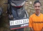 Sempat Melarikan Diri, Terduga Pencurian Motor Diamankan Jajaran Polres Lampung Selatan