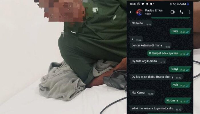 Terkait Dugaan Langgar Kode Etik, Kades Gulapapo Haltim Mengakuh di Tipu Leadis dan Akui Kesalahan