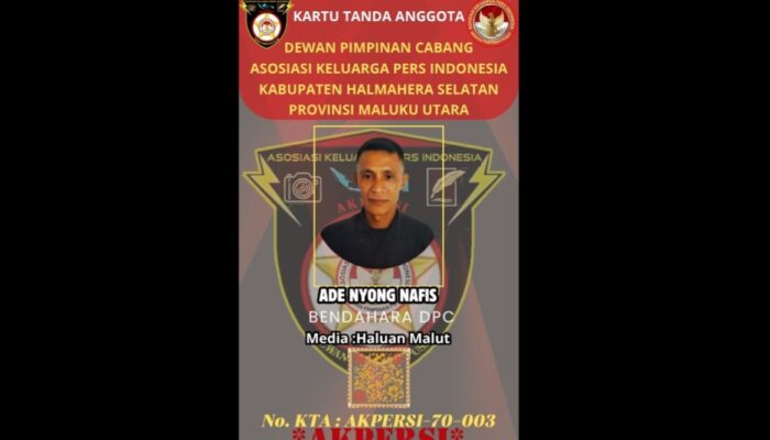 Akpersi Halsel Berduka, Jurnalis Senior Ade Nyong Nafis Tutup Usia, Tinggalkan Jejak Pengabdian di Dunia Pers