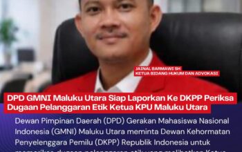 GMNI Malut Desak DKPP Periksa Dugaan Pelanggaran Etik Ketua KPU Malut