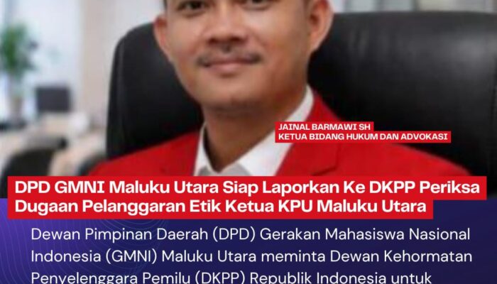 GMNI Malut Desak DKPP Periksa Dugaan Pelanggaran Etik Ketua KPU Malut