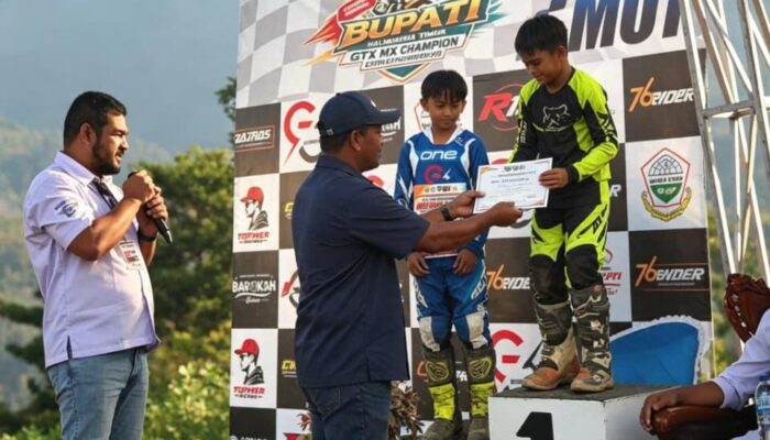IMI Haltim Puji Aksi Gilang dan Dava, Dua Rider Cilik Bersinar di Grasstrack 2026