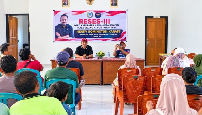 Reses di Obi Barat, Henry Romington Karafe Apresiasi Gotong Royong Warga Manatahan Bangun Masjid Al-Muhazirin